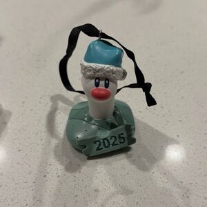 Pokemon Holiday Ornament with Blue and Red Accents